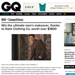 Win the ultimate men's makeover, thanks to Siete Clothing Co, worth over $1,800!