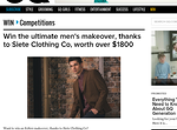 Win the ultimate men's makeover, thanks to Siete Clothing Co, worth over $1,800!
