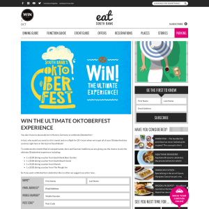 Win the Ultimate Oktoberfest Experience