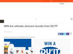 Win the ultimate skincare bundle from DU'IT