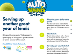 Win the ultimate tennis trip for 2 to the APIA International Sydney + a chance to win a Volkswagen Polo!
