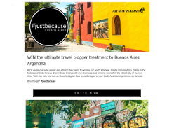 Win the ultimate travel blogger treatment to Buenos Aires, Argentina