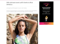 Win the ultimate travel outfit thanks to Blue Athletica!