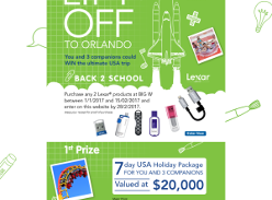 Win the ultimate trip for 3 to Orlando, USA + MORE!
