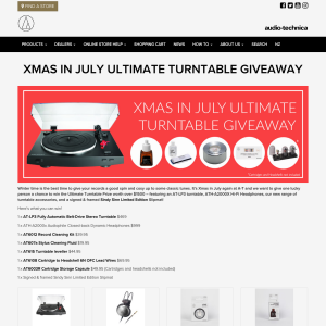 Win the Ultimate Turntable Prize