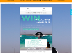 Win the ultimate Urbnsurf experience!