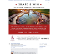 Win the ultimate Valentine's Day experience at Peninsula Hot Springs Bath House!