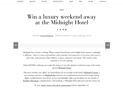 Win the Ultimate Weekend Escape