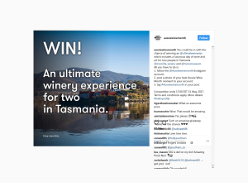 Win the ultimate winery experience for 2 in Tasmania!