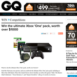 Win the ultimate XBOX One pack, valued at over $1,000!