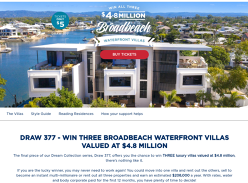 Win Three Broadbeach Waterfront Villas Valued At $4.8 Million