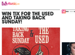 Win tickets for 'The Used' & 'Taking Back Sunday'!