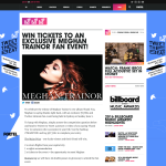 Win tickets to an exclusive Meghan Trainor event!