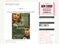 Win Tickets to Carol