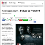 Win Tickets to Deliver Us From Evil