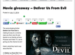 Win Tickets to Deliver Us From Evil