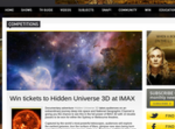 Win tickets to 'Hidden Universe 3D' at the IMAX!