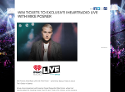 Win tickets to 'iHeartRadio' LIVE with Mike Posner in Sydney!