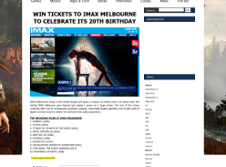 Win Tickets to Imax Melbourne