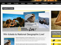 Win tickets to National Geographic Live!