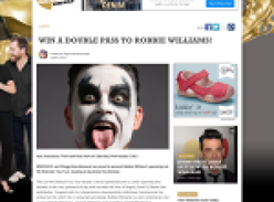 Win tickets to Robbie Williams