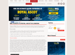Win tickets to Royal Ascot in London!