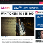 Win tickets to see 360!