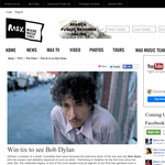 Win tickets to see Bob Dylan!
