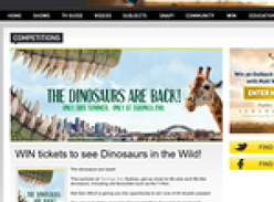 Win tickets to see Dinosaurs in the Wild!