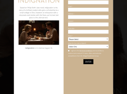 Win tickets to see Indignation!