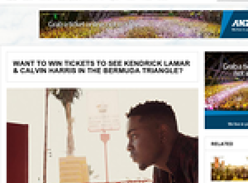 Win tickets to see Kendrick Lamar & Calvin Harris in the Bermuda Triangle!