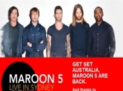 Win tickets to see Maroon 5 live in Sydney + travel + $500 cash