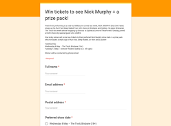 Win tickets to see Nick Murphy & a pack