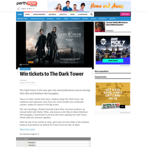 Win tickets to The Dark Tower