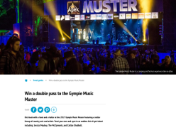 Win tickets to the Gympie Music Muster