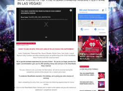 Win tickets to the iHeart Radio Music Festival in Las Vegas