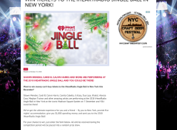 Win tickets to the iHeartRadio Jingle Ball in New York