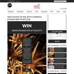Win tickets to The Jetty's French Riveria New Year's Eve