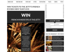 Win tickets to The Jetty's French Riveria New Year's Eve