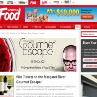 Win Tickets to the Margaret River Gourmet Escape!