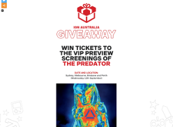 Win tickets to the VIP preview screenings of The Predator