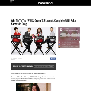 Win Tickets To The ‘Will & Grace’ S2 Launch