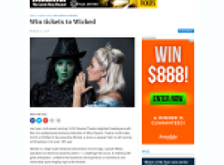 Win tickets to Wicked