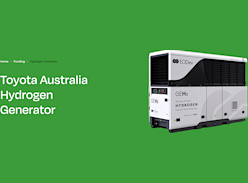 Win a Toyota Hydrogen-Powered Generato