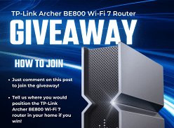Win TP-Link Archer BE800 BE19000 Tri-Band Wi-Fi 7 Router