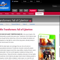 Win Transformers: Fall of Cybertron for XBOX or PS3