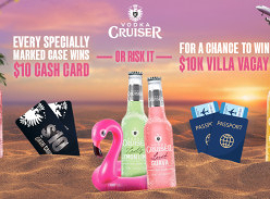 Win a Trip to Bali or $10 Cash Card