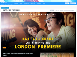 Win Trip to London, Battle of the Sexes