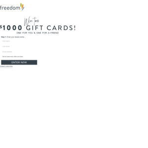 Win Two $1,000 Gift Cards