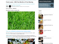 Win Two Months of Free Lawn Mowing